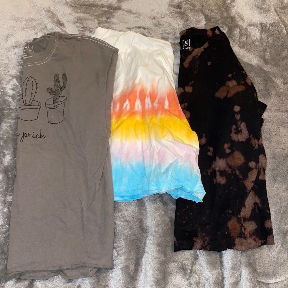 Crop Top T-Shirt Combo (3)